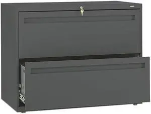 HON 782LS 700 Series Two-Drawer Lateral File, 36.00" x 19.25", Charcoal