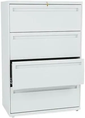 HON 784LQ 700 Series Four-Drawer Lateral File, Light Gray