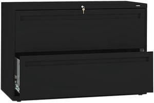 HON 792LP 700 Series Two-Drawer Lateral File, Black