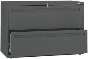 HON 792LS 700 Series Two-Drawer Lateral File, 42w x 19-1/4d, Charcoal