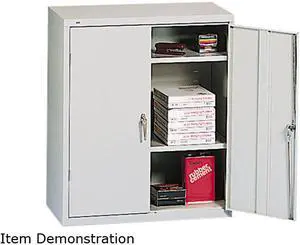 HON SC1842Q Assembled Storage Cabinet, 36w x 18 1/4d x 41 3/4h, Light Gray