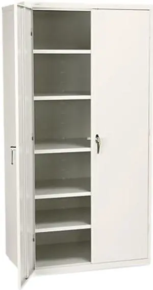 HON SC2472L Assembled Storage Cabinet, 36w x 24 1/4d x 71 3/4h, Putty