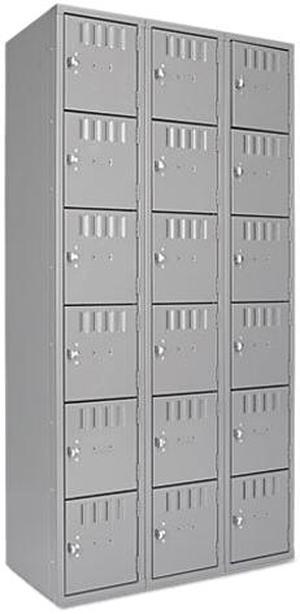 Tennsco BS6121812CMG Box Compartments, 36w x 18d x 72h, Medium Gray