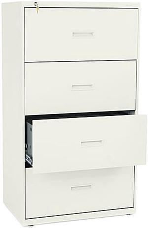 HON 400 Series Four-Drawer Lateral File, Putty