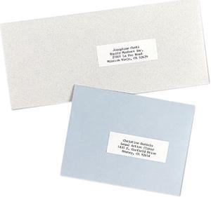 Avery 5332 Self-Adhesive Address Labels for Copiers, 1 x 2-13/16, White, 8250/Box