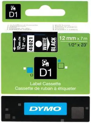 Dymo 5201-06 Self-Adhesive Glossy Labeling Tape for Embossers, 3/8in x 9-34ft Roll, Blue