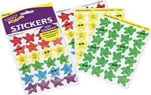 TREND T83904 Stinky Stickers Variety Pack, Smiley Stars, 432/Pack