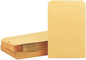 Quality Park 37897 Clasp Envelope, 10 x 13, 28lb, Light Brown, 100/Box
