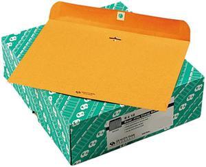 Quality Park 38090 Redi-File Clasp Envelope, Contemporary, 12 x 9, Light Brown, 100/Box