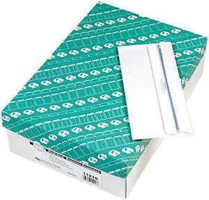 Quality Park 11218 Redi-Seal Security Tinted Envelope, Contemporary, #10, White, 500/Box