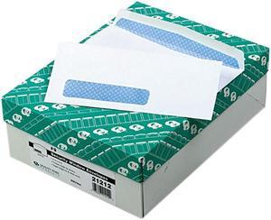 Quality Park 21212 Security Business Envelope, Address Window, Contemporary, #9, White, 500/Box