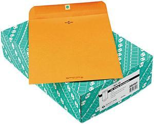Quality Park 38197 Clasp Envelope, Recycled, 10 x 13, 28lb, Light Brown, 100/Box