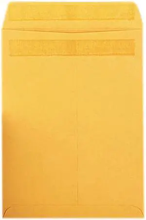 Quality Park 43567 Redi-Seal Catalog Envelope, 9 x 12, Light Brown, 100/Box
