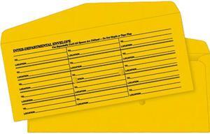 Quality Park 63262 Light Brown Fold Flap Kraft Trade Size Interoffice Envelope, #11, 500/Box