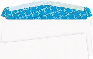 Quality Park 90019 Tinted Antimicrobial Envelope, Contemporary, #10, White, 500/Pack
