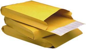 Quality Park 93334 Redi-Strip Kraft Expansion Envelope, Side Seam, 9 x 12 x 2, Brown, 25/Pack