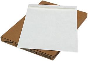 SURVIVOR R5101 Tyvek Jumbo Mailer, Side Seam, 13 x 19, White, 25/Box