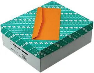 Quality Park 11562 Kraft Envelope, Contemporary, #14, Light Brown, 500/Box
