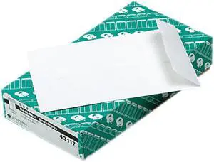 Quality Park 43117 Redi-Seal Catalog Envelope, 6 x 9, White, 100/Box
