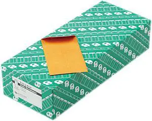 Quality Park 50562 Kraft Coin & Small Parts Envelope, Side Seam, #5 1/2, Light Brown, 500/Box