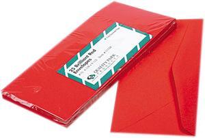 Quality Park 11134 Colored Envelope, Traditional, #10, Red, 25/Pack
