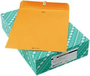 Quality Park 37805 Clasp Envelope, 11 1/2 x 14 1/2, 32lb, Light Brown, 100/Box