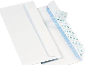 Quality Park 69122B Redi-Strip Security Tinted Envelope, Contemporary, #10, White, 1000/Box