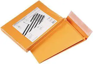Quality Park 93336 Redi-Strip Kraft Expansion Envelope, Side Seam, 10 x 13 x 2, Brown, 25/Pack
