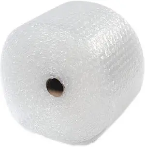 Sealed Air Recycled Bubble Wrap, Light Weight 5/16" Air Cushioning, 12" x 100ft