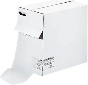 Sealed Air 69566 Bubble Wrap, Self-Clinging Air-Cushioned, 3/16" Thick, 12" x 175ft