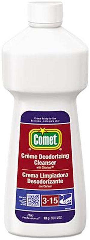 Procter & Gamble 53835 Comet Creme Deodorizing Cleanser, 32oz. Bottle, 9/Carton