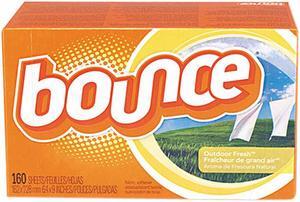 Procter & Gamble 80168BX Bounce Fabric Softener Sheets, 160 Sheets/Box