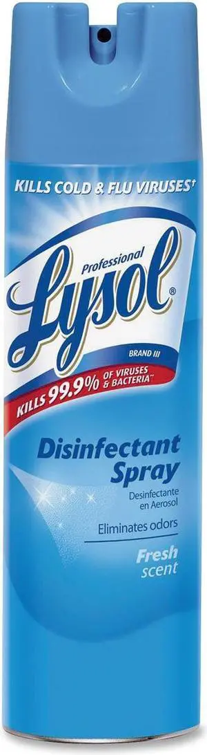 Professional LYSOL Brand 04675CT Disinfectant Spray, Fresh, 19 oz. Aerosol, 12/Carton