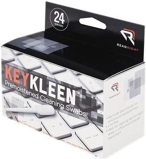Read Right RR1243 KeyKleen Keyboard Cleaner Swabs, 24/Box