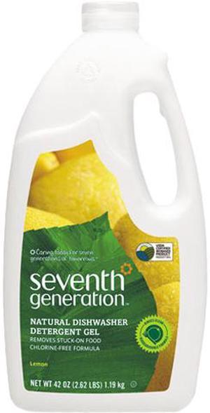 Seventh Generation 22171 Automatic Dishwasher Detergent, Gel, Lemon Scent, 42 oz. Bottle