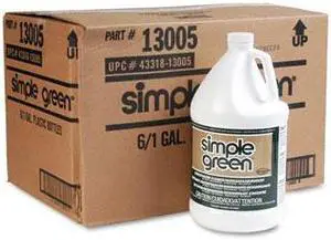 simple green 13005CT All-Purpose Industrial Degreaser/Cleaner, 1 gal Bottles, 6/Carton