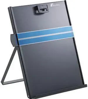 Fellowes 11053 Letter-Size Freestanding Desktop Copyholder, Stainless Steel, Black