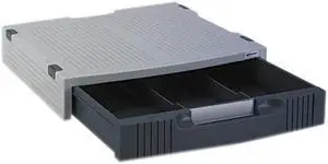 Innovera 55000 Basic LCD Monitor Stand, 15 x 11 x 3, Light Gray/Charcoal