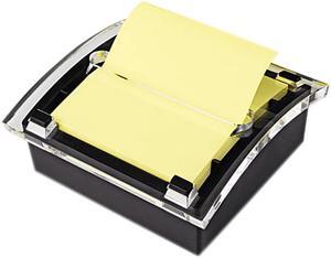 Post-it Pop-up Notes DS330-BK Clear Top Pop-up Note Dispenser for 3 x 3 Self-Stick Notes, Black