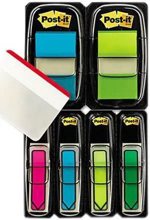 Post-it Flags 680-BBBGA4VA Flags Value Pack, Assorted, 96 1/2" Arrows, 100 1" Flags, 12 2" Filing Tabs