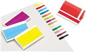 Redi-Tag 20202 Removable/Reusable Page Flags, 13 Assorted Colors, 240 Flags/Pack