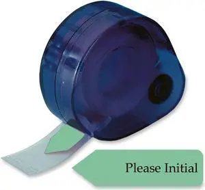 Redi-Tag 81114 Arrow Page Flags in Dispenser, "Please Initial", Mint, 120 Flags/Dispenser