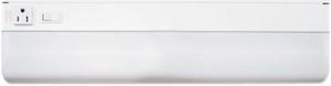 Ledu L9011 Under-Cabinet Fluorescent Fixture, Steel, 18-3/4 x 3-7/8 x 1-1/2, White
