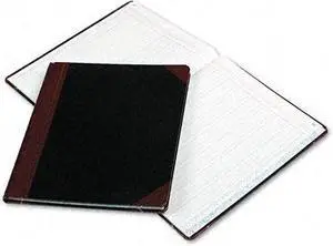Boorum & Pease 1602121512 Columnar Book, 12 Column, Black Cover, 150 Pages, 12 1/4 x 10 1/8