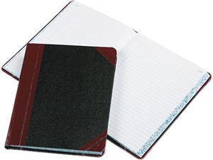 Boorum & Pease 38-300-R Record/Account Book, Record Rule, Black/Red, 300 Pages, 9 5/8 x 7 5/8