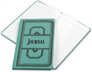 Boorum & Pease 66150J Record/Account Book, Journal Rule, Blue, 150 Pages, 12 1/8 x 7 5/8