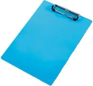 Saunders 21567 Acrylic Clipboard, 1/2" Capacity, Holds 8-1/2w x 12h, Transparent Blue