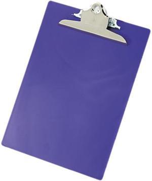 Saunders 21606 Plastic Antimicrobial Clipboard, 1" Capacity, Holds 8-1/2w x 12h, Purple