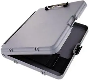 Saunders 00470 WorkMate Storage Clipboard, 1/2" Capacity, Holds 8-1/2w x 11h, Charcoal/Gray