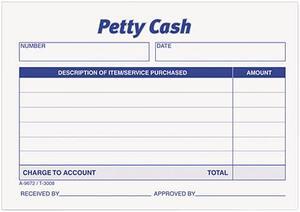 Tops 3008 Received of Petty Cash Slips, 3-1/2 x 5, 50/Pad, 12/Pack